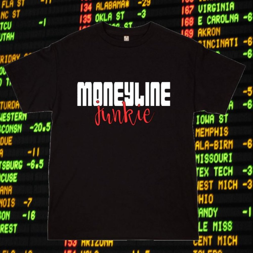 Degenerate Morals " Moneyline Junkie " Sports Betting Gambling Sportsbook Casino